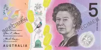 Купюра 5 AUD 5 AUD