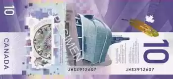 Купюра 10 CAD 10 CAD