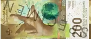 Купюра 200 CHF 200 CHF