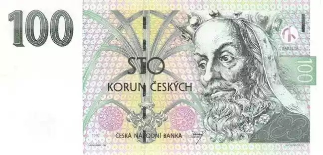 Купюра 100 CZK 100 CZK