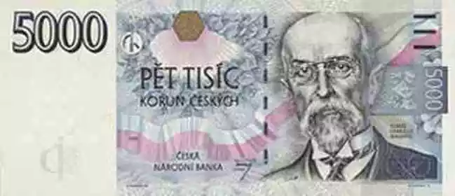 Купюра 5000 CZK 5000 CZK
