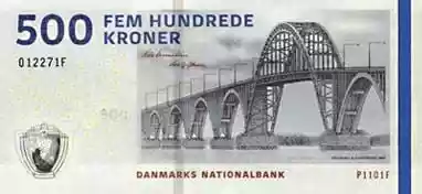 Купюра 500 DKK 500 DKK