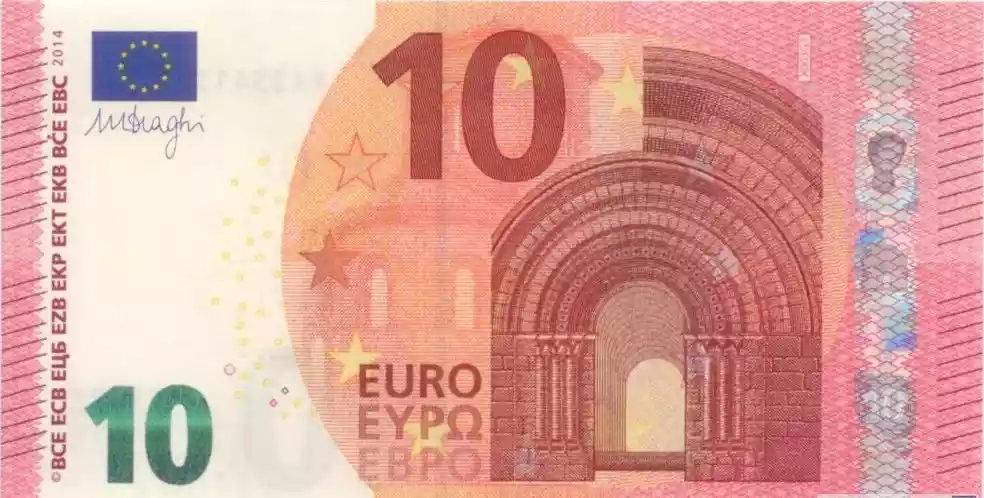 Купюра 10 EUR 10 EUR