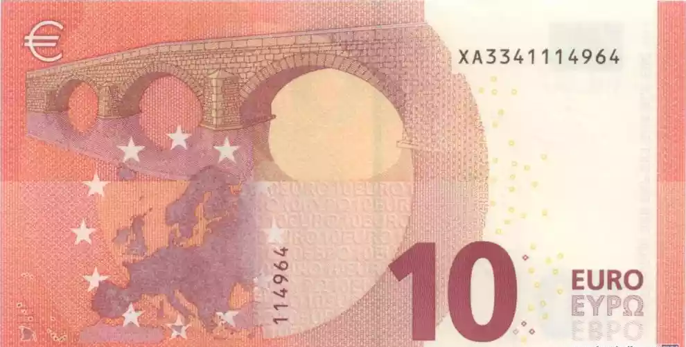 Купюра 10 EUR 10 EUR