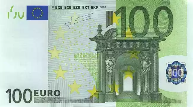 Купюра 100 EUR 100 EUR