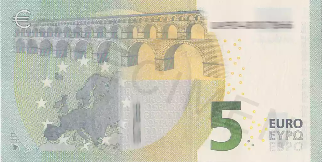 Купюра 5 EUR 5 EUR