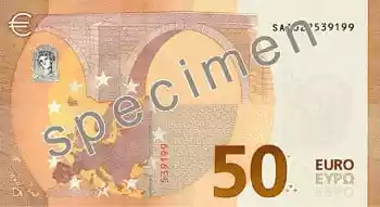 Купюра 50 EUR 50 EUR