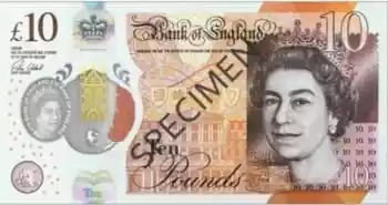 Купюра 10 GBP 10 GBP
