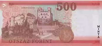 Купюра 500 HUF 500 HUF