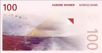 Купюра 100 NOK 100 NOK