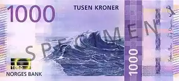 Купюра 1000 NOK 1000 NOK