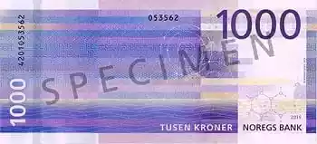 Купюра 1000 NOK 1000 NOK