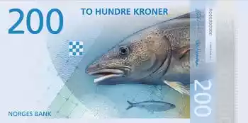 Купюра 200 NOK 200 NOK