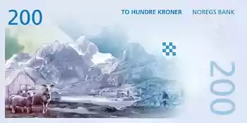 Купюра 200 NOK 200 NOK