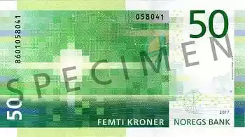 Купюра 50 NOK 50 NOK