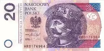 Купюра 20 PLN 20 PLN