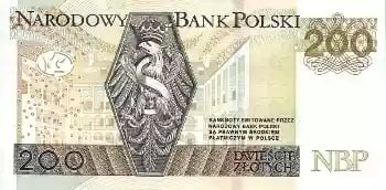 Купюра 200 PLN 200 PLN