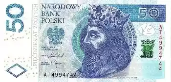 Купюра 50 PLN 50 PLN