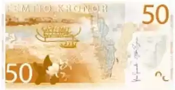 Купюра 50 SEK 50 SEK