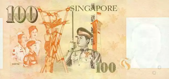 Купюра 100 SGD 100 SGD