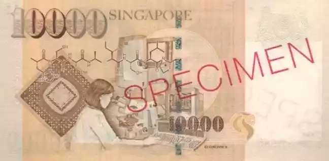 Купюра 10000 SGD 10000 SGD