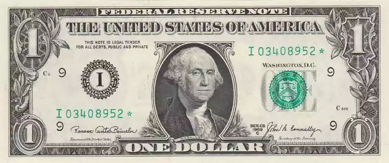 Купюра 1 USD 1 USD