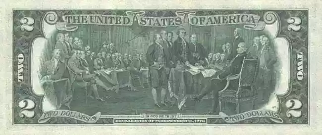 Купюра 2 USD 2 USD