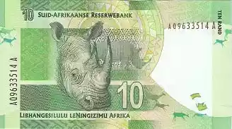 Купюра 10 ZAR 10 ZAR