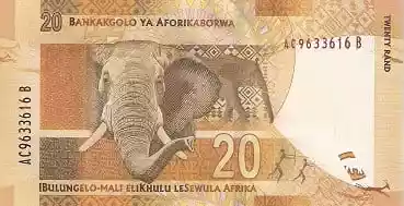 Купюра 20 ZAR 20 ZAR